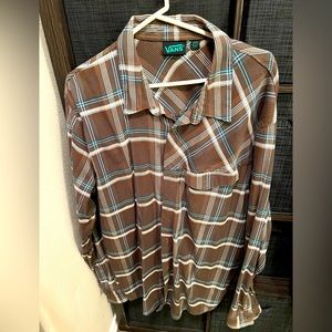 Vans vintage Long sleeve button up.  Size xxl.